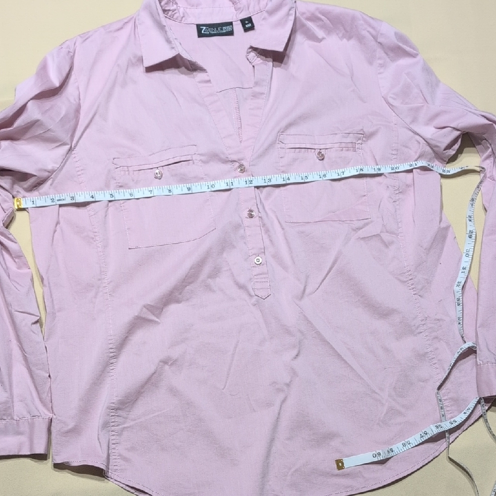 7th Avenue Design Studio NY&Co Womens XL Career Tailored Blouse Lavender 0022